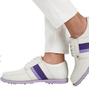 G/Fore Gallivanter Golf Shoes White Waterproof Leather G4LS22EF17 Women 5.5 NWT
